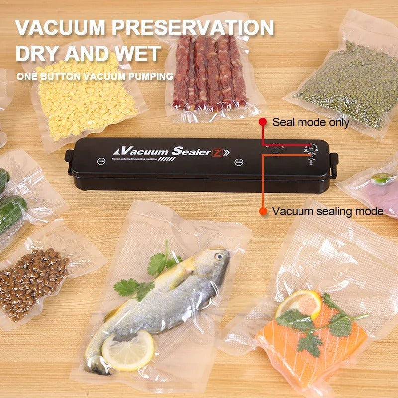 Selladora al Vacío FreshLock™ – Conserva tus Alimentos por Más Tiempo