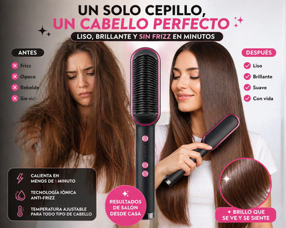 Cepillo alisador 2 en 1