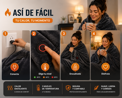 ❄️ Olvídate del frío y disfruta un calor acogedor en minutos